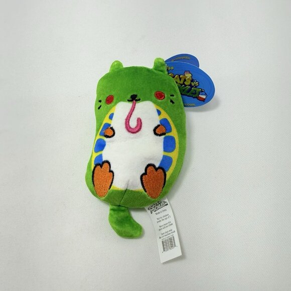 Cats Pickles Bean Bag Plush Toy Ribit 219 Green Tree Frog Squishy Weighted Small - Picture 1 of 6